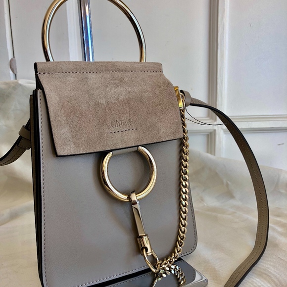 faye mini leather bracelet bag